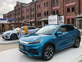 中国 BYD 、日本でEV乗用車の販売を開始