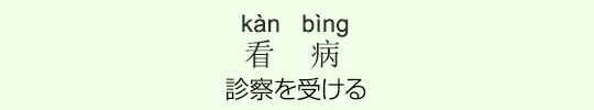 診察を受ける 診察を受ける