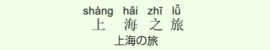 上海の旅 上海の旅