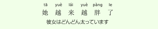 彼女はどんどん太っています 彼女はどんどん太っています