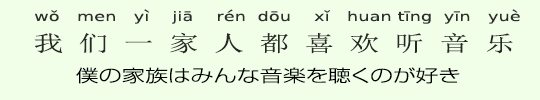 僕の家族はみんな音楽を聴くのが好き 僕の家族はみんな音楽を聴くのが好き