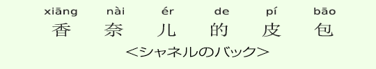 <シャネルのバック> <シャネルのバック>
