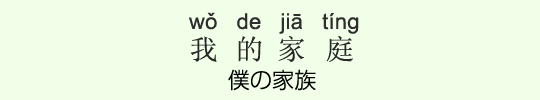 僕の家族 僕の家族