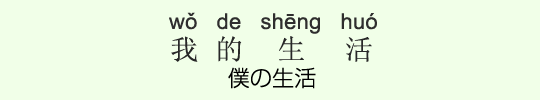 僕の生活 僕の生活