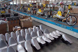 世界の自転車の３分の１は天津で生産