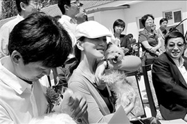 中国初の聴導犬訓練所が完成