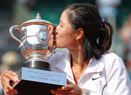 李娜の優勝がテニススポーツ産業の人気を後押し