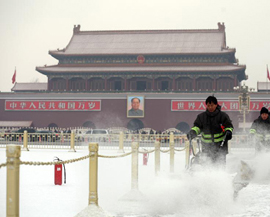北京の週末の気温はマイナス１５度に。世界最後の日との関係は？