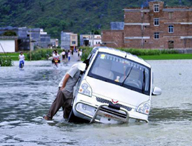 暴雨で中国の多くの地域が深刻な被災
