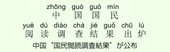 中国“国民閲読調査結果”が公布 中国“国民閲読調査結果”が公布