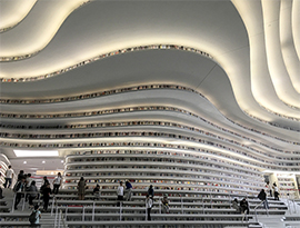 「中国で最も美しい図書館」が海外でも話題