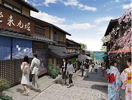 大連で「京都風情街」の建設を開始
