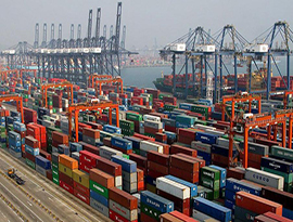 ＜中国の１，２月の輸出は６０．６％増＞