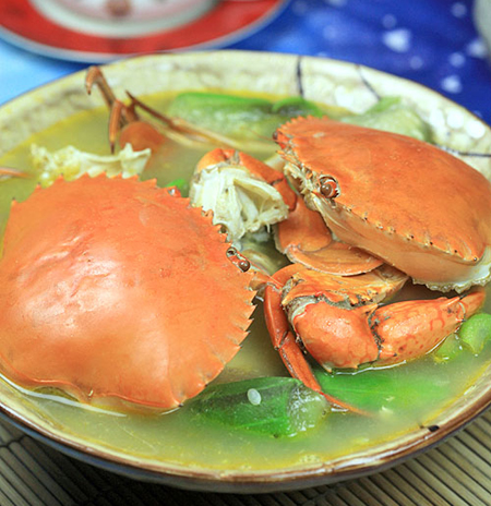 丝瓜煮螃蟹