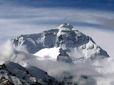 珠穆朗玛峰，世界最高峰，埃佛勒斯峰